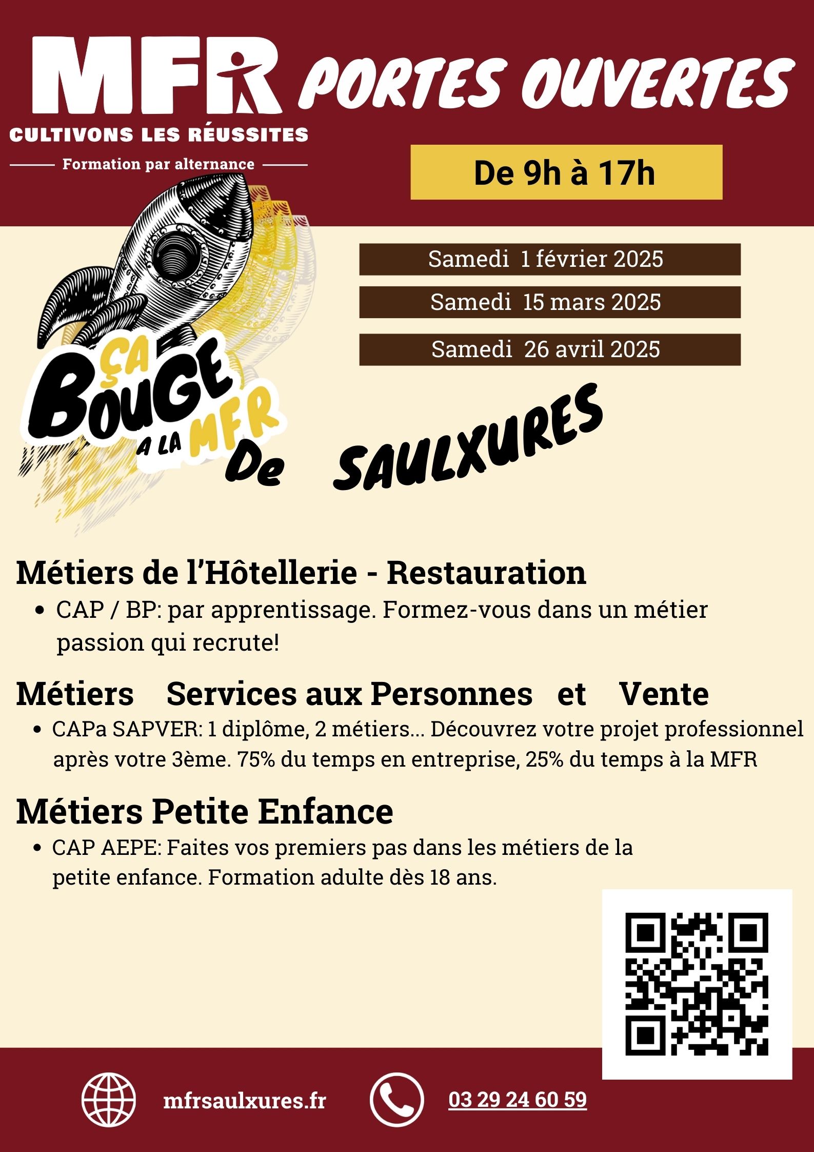 La MFR de Saulxures/M. : à découvrir lors des portes ouvertes